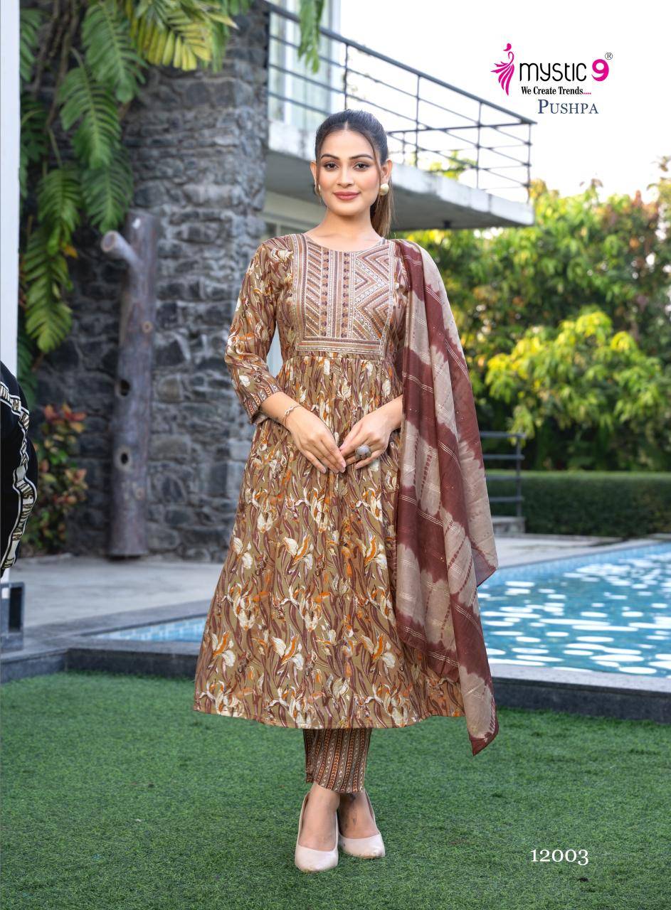 Mystic9 pushpa vol 12 Best kurti designs wholesale